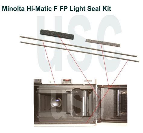 minolta camera light seals